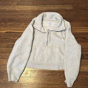 Lululemon scuba oversized funnel half zip